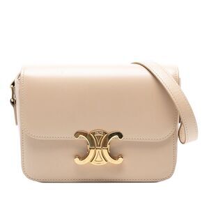 Celine Teen Shiny Calfskin Triomphe Crossbody